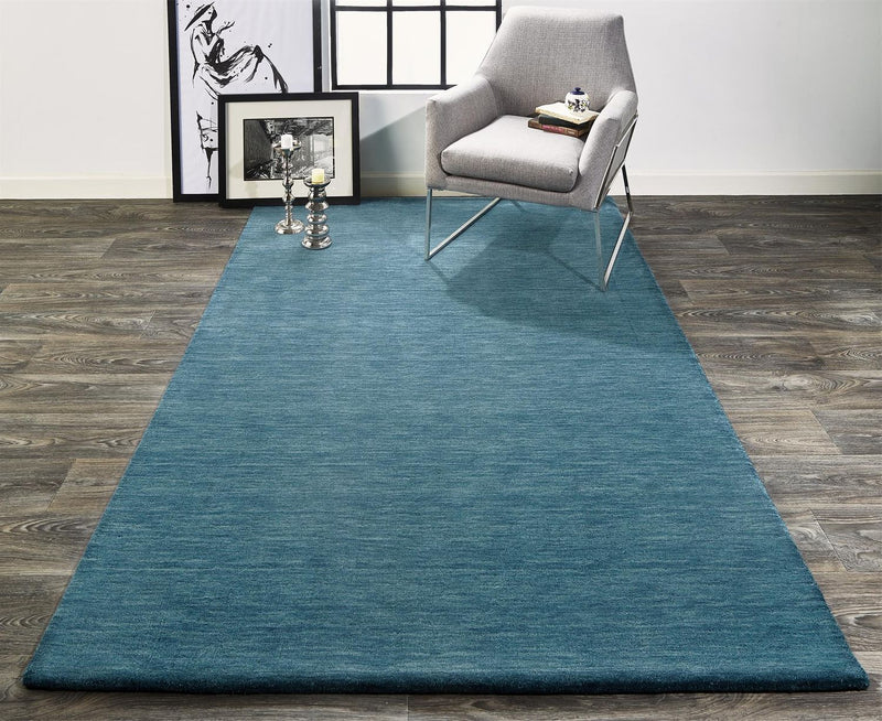 media image for Celano Hand Woven Teal and Teal Rug by BD Fine Roomscene Image 1 219