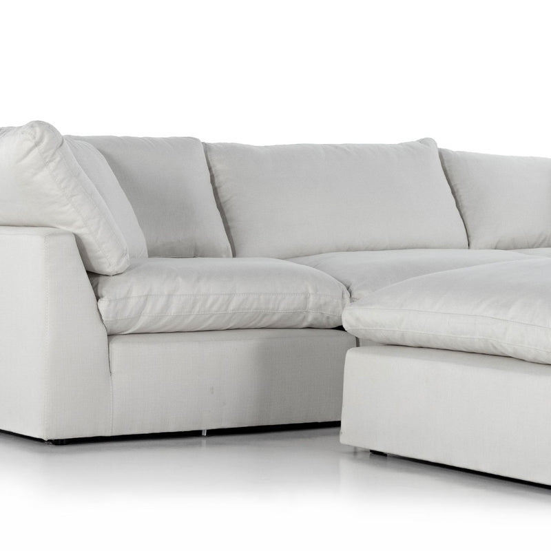 media image for Stevie 5-Piece Sectional Sofa w/ Ottoman in Various Colors Alternate Image 5 251