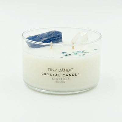 product image for sea elixir crystal candle in various sizes design by tiny bandit 3 97