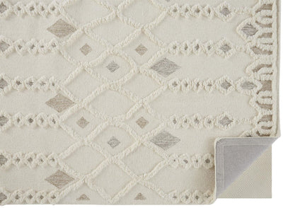 product image for Elika Ivory and Tan Rug by BD Fine Fold Image 1 27