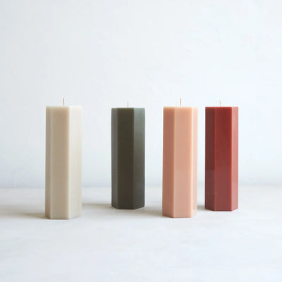 product image for fancy hexagon pillar candle 5 69