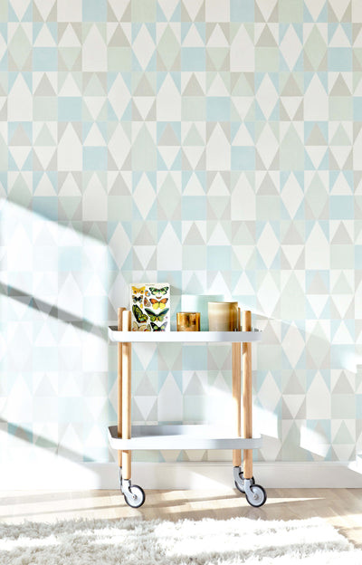 product image for Alice Turquoise Wallpaper by Majvillan 24