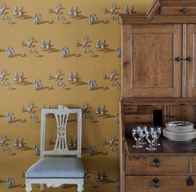 product image for A Walk in The Park Wallpaper in Misty Yellow 93