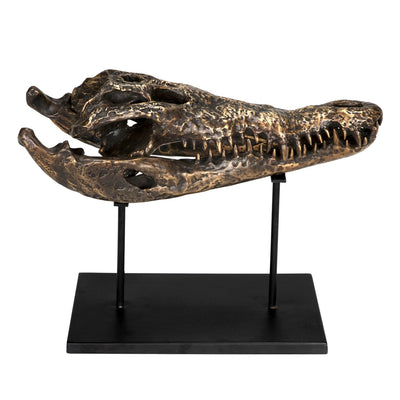 product image for Brass Alligator On Stand By Noirab 83S 6 84