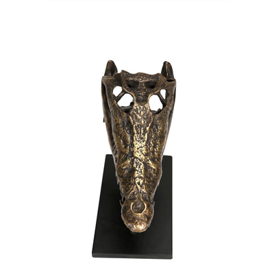 product image for Brass Alligator On Stand By Noirab 83S 9 46