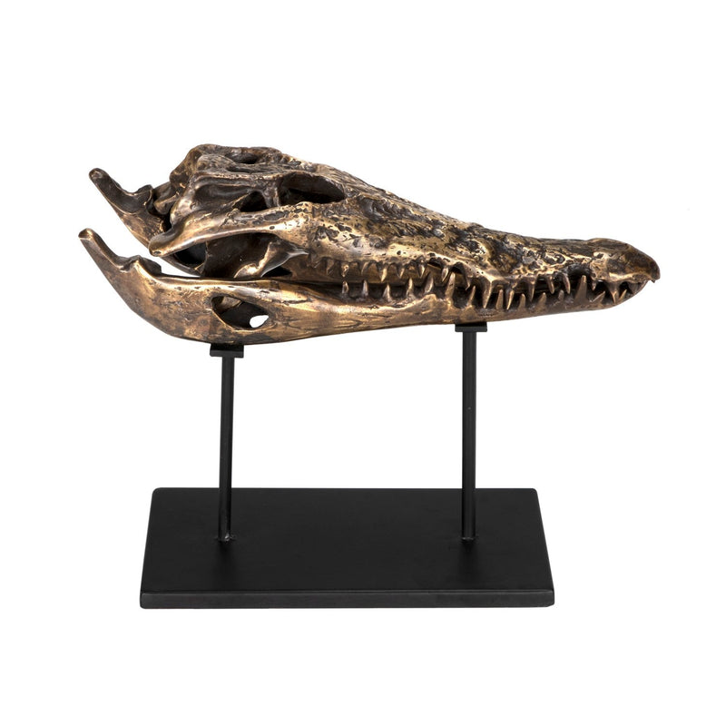 media image for Brass Alligator On Stand By Noirab 83S 5 26