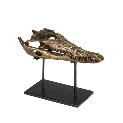 product image for Brass Alligator On Stand By Noirab 83S 2 54