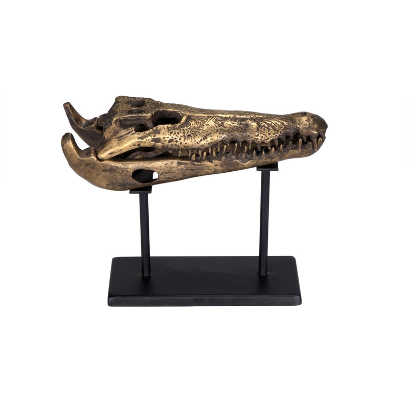 media image for Brass Alligator On Stand By Noirab 83S 4 231