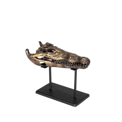 product image for Brass Alligator On Stand By Noirab 83S 1 86