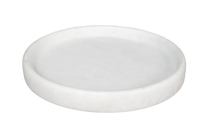 product image of round tray in white stone in various sizes design by noir 1 565