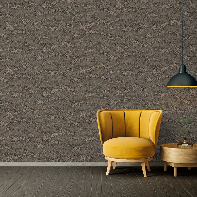 media image for Cherry Blossom Motif Wallpaper in Beige/Brown/Grey from the Absolutely Chic Collection by Galerie Wallcoverings 213