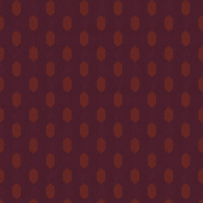 product image of Art Deco Style Geometric Motif Wallpaper in Orange/Red/Lilac from the Absolutely Chic Collection by Galerie Wallcoverings 555