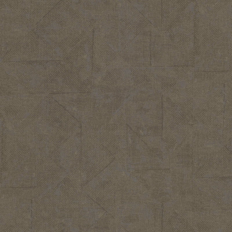 media image for Distressed Geometric Motif Wallpaper in Brown/Grey/Metallic from the Absolutely Chic Collection by Galerie Wallcoverings 263