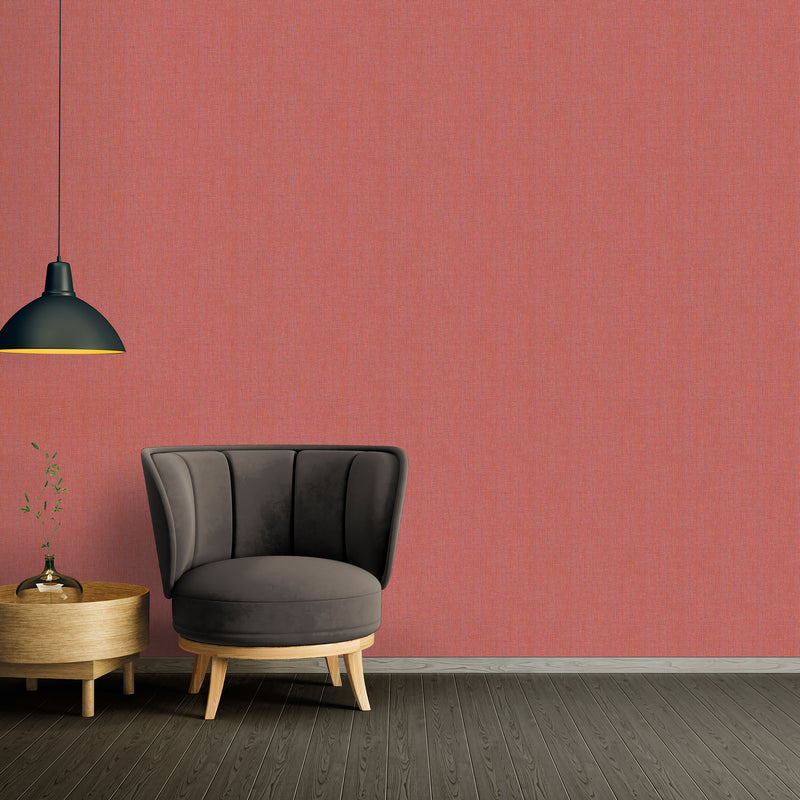 media image for Hessian Effect Texture Wallpaper in Orange/Red/Lilac from the Absolutely Chic Collection by Galerie Wallcoverings 229