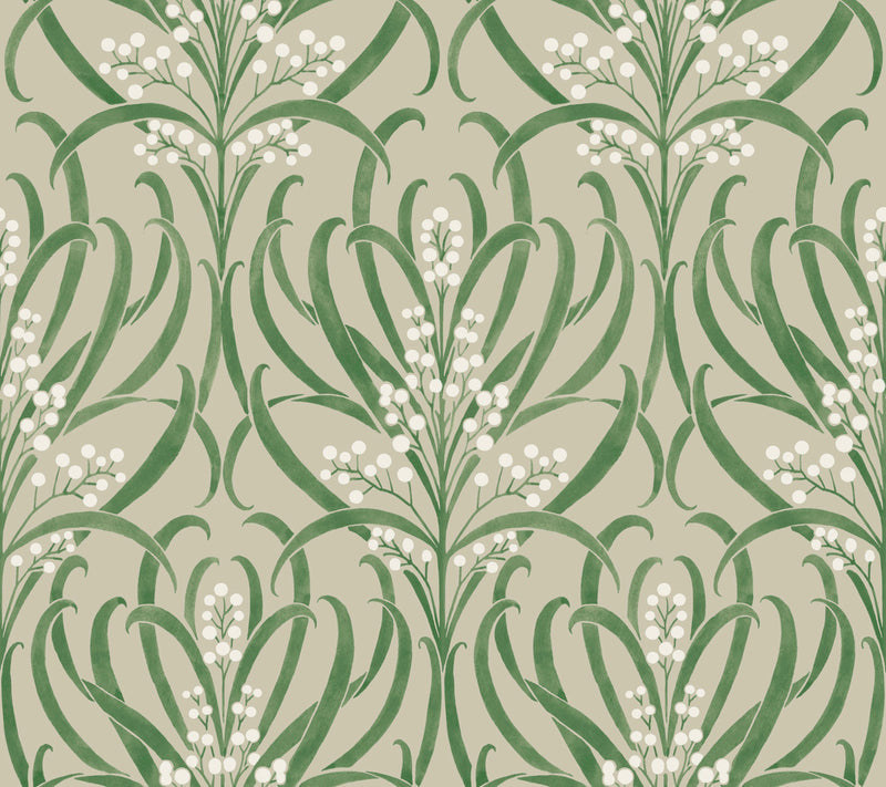 media image for Calluna Linen/White Wallpaper from the Arts and Crafts Collection by Ronald Redding 284