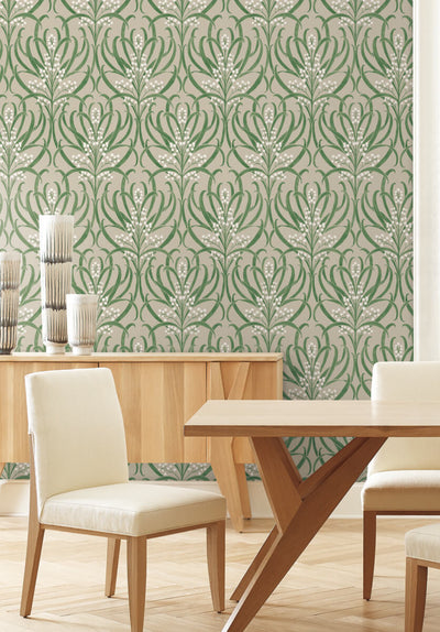 product image for Calluna Linen/White Wallpaper from the Arts and Crafts Collection by Ronald Redding 34