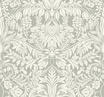 product image for Lockwood Damask Grey Wallpaper from the Arts and Crafts Collection by Ronald Redding 64