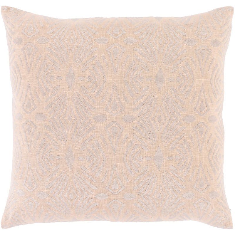 media image for Accra ACA-005 Woven Square Pillow in Peach & Lilac by Surya 226