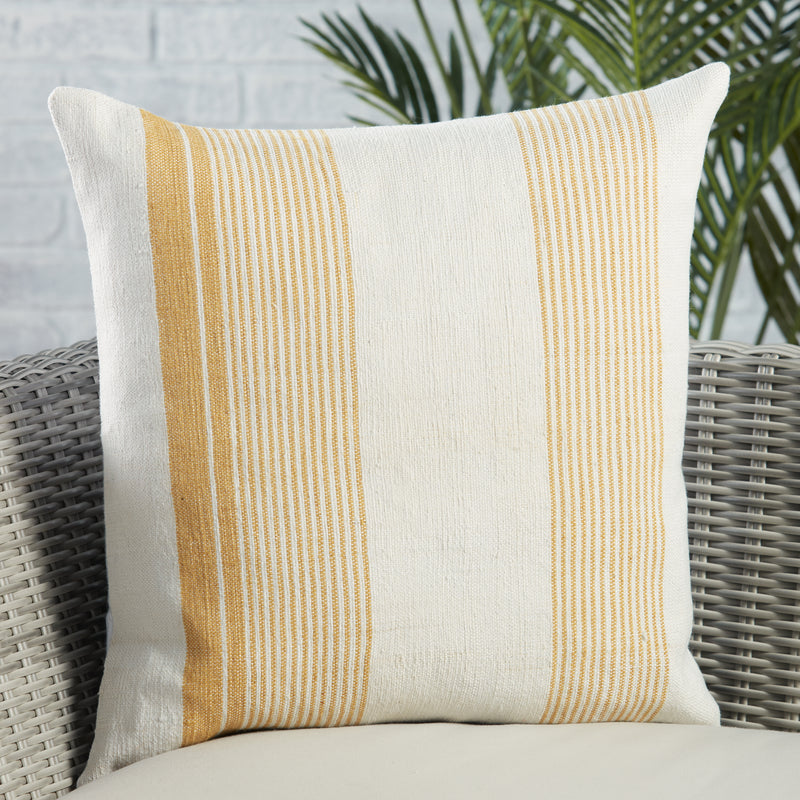 media image for Acapulco Parque Indoor/Outdoor Gold & Ivory Pillow 4 285