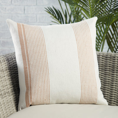 product image for Acapulco Parque Indoor/Outdoor Tan & Ivory Pillow 4 66