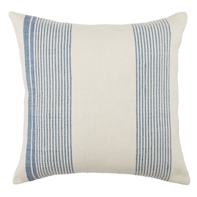 product image for Acapulco Parque Indoor/Outdoor Blue & Ivory Pillow 1 75