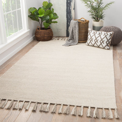 product image for Flats Geometric Rug in Goat & Turtledove design by Jaipur Living 89