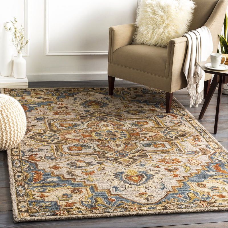 media image for Artemis AES-2311 Hand Tufted Rug in Camel & Khaki by Surya 259