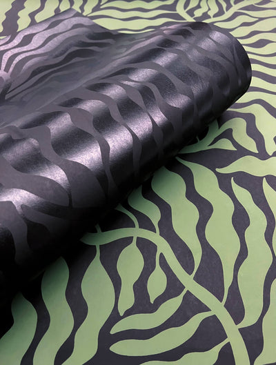 product image for Fern Fronds Wallpaper in Black 13