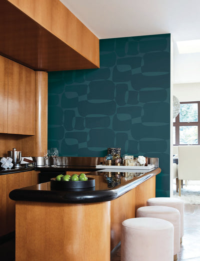 product image for Block Wallpaper in Peacock 13
