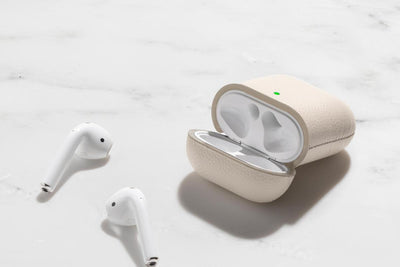 product image for courant airpods leather case bone 3 98
