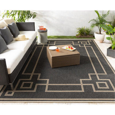 product image for Alfresco ALF-9630 Rug in Black & Camel by Surya 41