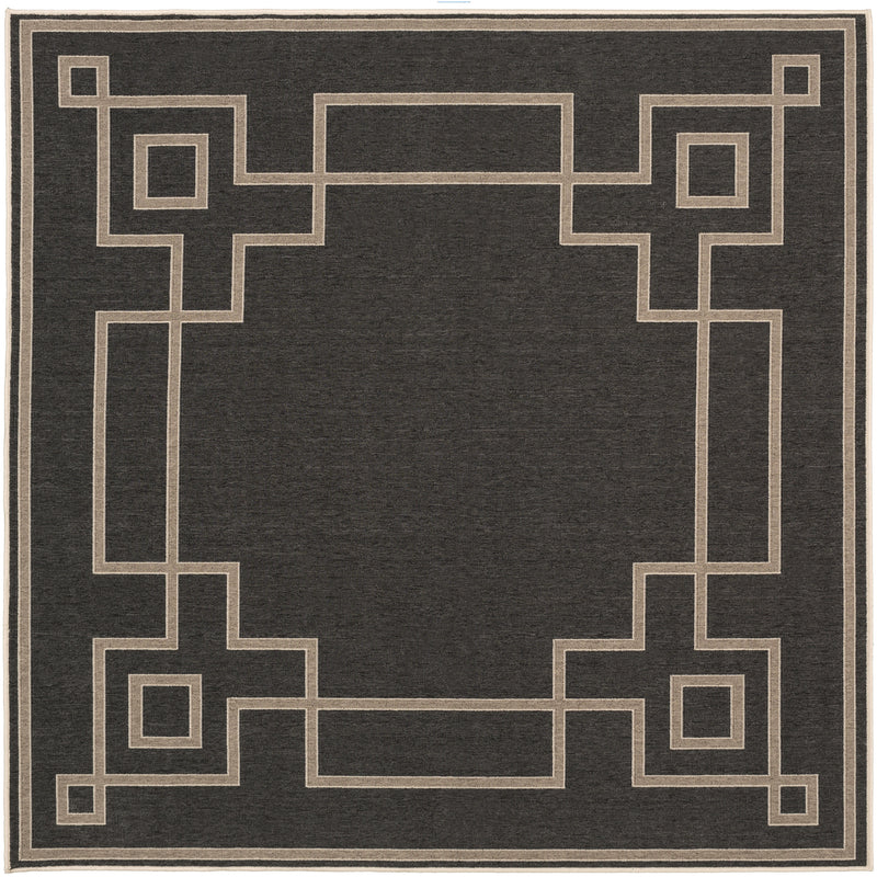 media image for alfresco outdoor rug in navy camel design by surya 1 5 297