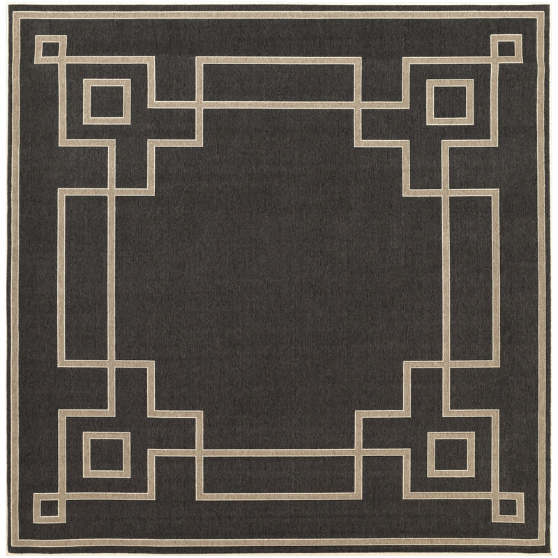 media image for alfresco outdoor rug in navy camel design by surya 1 7 288