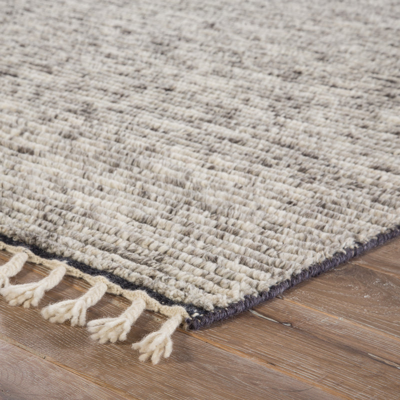 media image for Alpine Hand-Knotted Stripe White & Gray Area Rug 250
