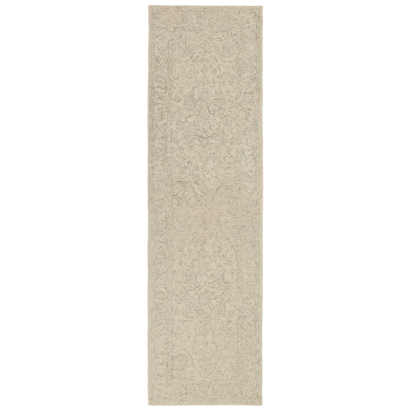 media image for lena handmade medallion light gray cream rug by jaipur living 7 258