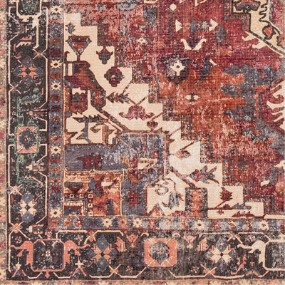 product image for Amelie AML-2308 Rug in Rust & Dark Green by Surya 4