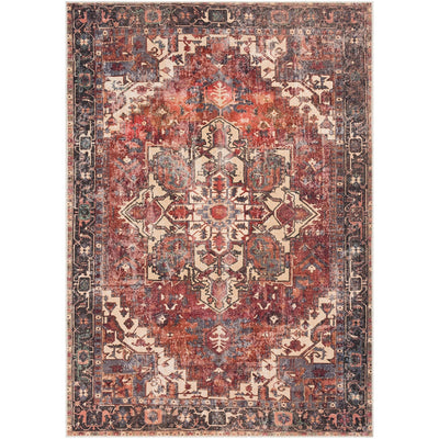 product image of amelie rug in rust dark green design by surya 1 572