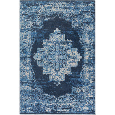product image of Amsterdam AMS-1024 Hand Woven Rug in Navy & Beige by Surya 564