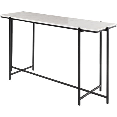product image of Anaya ANA-003 Console Table with White Top & Black Base by Surya 590