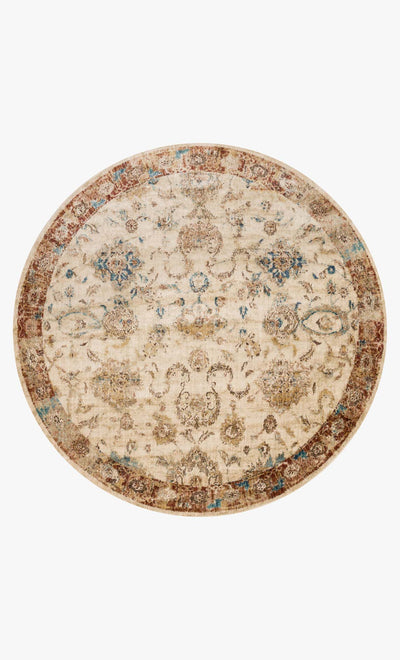 product image for Anastasia Rug in Ivory & Rust design by Loloi 38