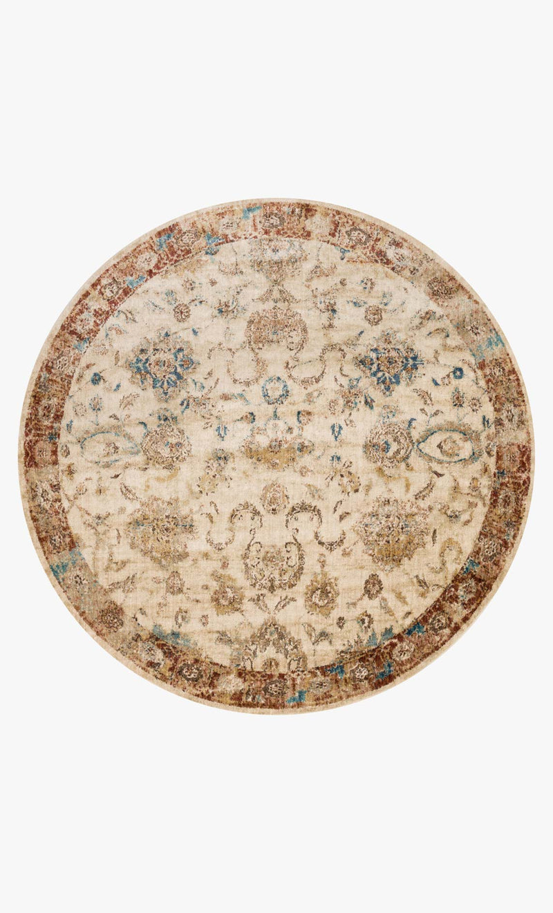 media image for Anastasia Rug in Ivory & Rust design by Loloi 245