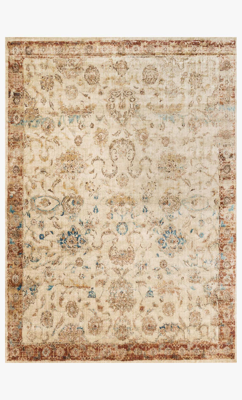 media image for Anastasia Rug in Ivory & Rust design by Loloi 289
