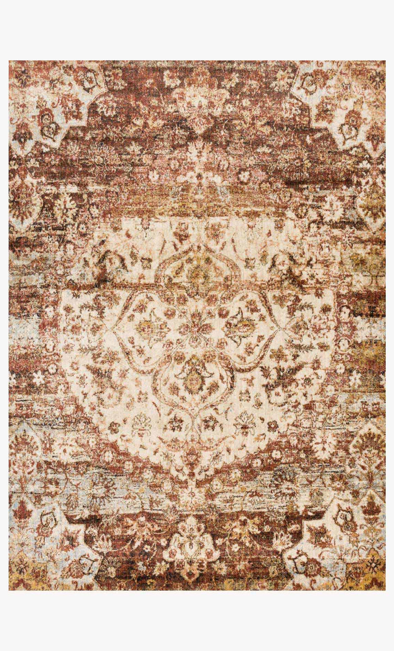 media image for Anastasia Rug in Rust & Ivory design by Loloi 231