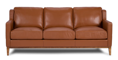product image for Anders Leather Sofa in Brandy 95