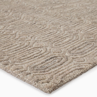 product image for Chaise Handmade Geometric Beige Area Rug 75