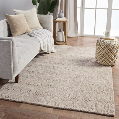 product image for Chaise Handmade Geometric Beige Area Rug 29