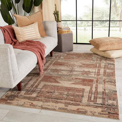 product image for Artigas Ankita Red & Beige Rug 5 96