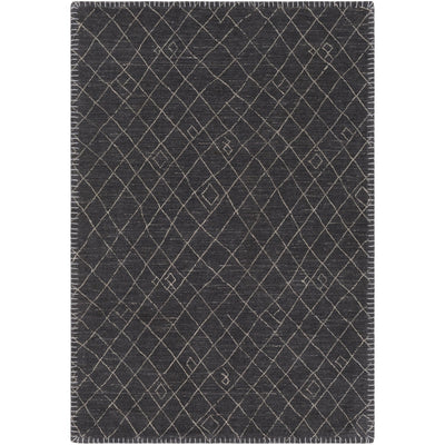 product image of Arlequin ARQ-2301 Hand Knotted Rug in Black & Cream by Surya 551