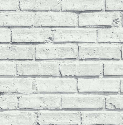 product image of Faux Brick Wallpaper in Off-White by NextWall 567