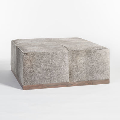 product image for Felix Frosted Hide Leather Ottoman 3 90